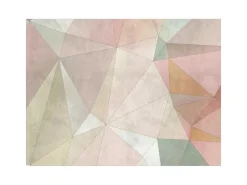 Discount Bricoflor Geometrische Tapete In Betonoptik Bunt Pastellfarben Vliestapete Mit Dreiecken Ideal Für Jugendzimmer Und Wohnzimmer