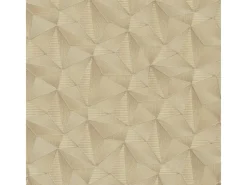 New Bricoflor Goldene Tapete Geometrisch Moderne Vliestapete mit Dreieck Design in Gold Mustertapete mit Metallic Effekt für Schlafzimmer und Esszimmer