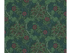Sale Bricoflor Gründerzeit Tapete Mit Blumen Grün Rot Retro Blumentapete Dunkelgrün Für Schlafzimmer Und Küche Jugendstil Vliestapete