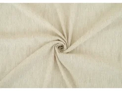 Bricoflor Halbtransparenter Vorhang mit Verdeckten Schlaufen Dean Beige