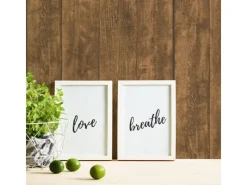 Bricoflor Holz Tapete in Bretteroptik Landhaus Tapete in Rustikaler Holzoptik Braune Vliestapete Eiche für Schlafzimmer und Wohnzimmer