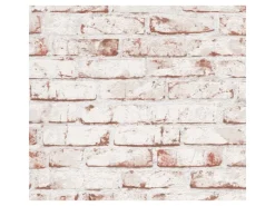 Bricoflor Klinkerstein Tapeten Panel Industrial Style Tapete Selbstklebend in Steinoptik Vliestapete für Küche und Büro im 3D Backstein Design