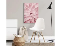 New Bricoflor Leinwand Bild Mit Blume In Rosa Florales Leinwandbild Im Querformat Ideal Für Schlaf Und Badezimmer Rosa Wandbild Mit Nahaufnahme Von Blume