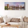 Bricoflor Manhattan Bild Mit Brücke Brooklyn Bridge Leinwand Bild Ideal Für Wohnzimmer Und Schlafzimmer Modernes Wandbild Mit Stadt Motiv