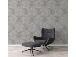 Bricoflor Ornament Tapete Nostalgisch Vintage Vliestapete im Shabby Chic für Esszimmer und Wohnzimmer Romantische Vlies Mustertapete in Beige Grau