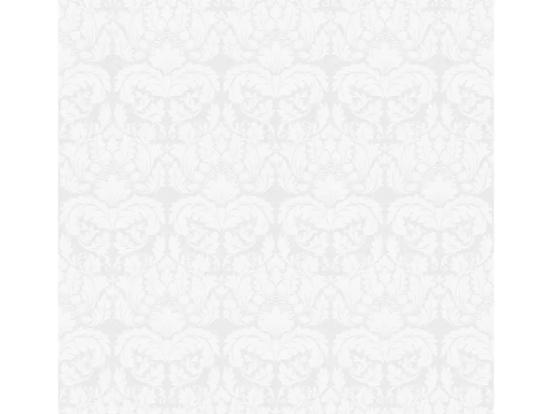 New Bricoflor Ornament Tapete Elegant Romantische Vliestapete überstreichbar für Schlafzimmer und Esszimmer Barock Wandtapete Weiß zum überstreichen