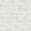 Sale Bricoflor Tapete in Steinoptik Weiß Moderne Vliestapete in Mauer Optik Ideal für Badezimmer und Flur 3D Steintapete Hell