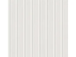 New Bricoflor Tapete Weiß Grau Gestreift Vlies Streifentapete zum überstreichen Klassisch Vliestapete Streifen für Wohn und Schlafzimmer überstreichbar