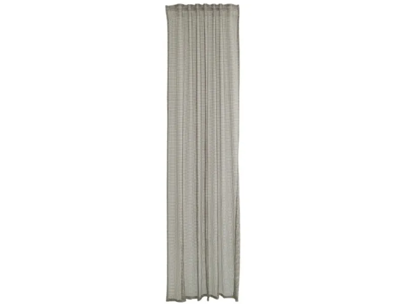 Clearance Bricoflor Transparenter Vorhang mit Verdeckten Schlaufen Neta Beige