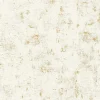 Discount Bricoflor Vintage Tapete in Weiß und Gold Putzoptik Tapete im Shabby Chic Abwaschbare Vinyl Vliestapete für Badezimmer und Flur