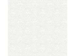 Outlet Bricoflor Vlies Barocktapete Weiß Ornament Tapete zum überstreichen für Schlafzimmer und Esszimmer Elegant Barock Vliestapete überstreichbar