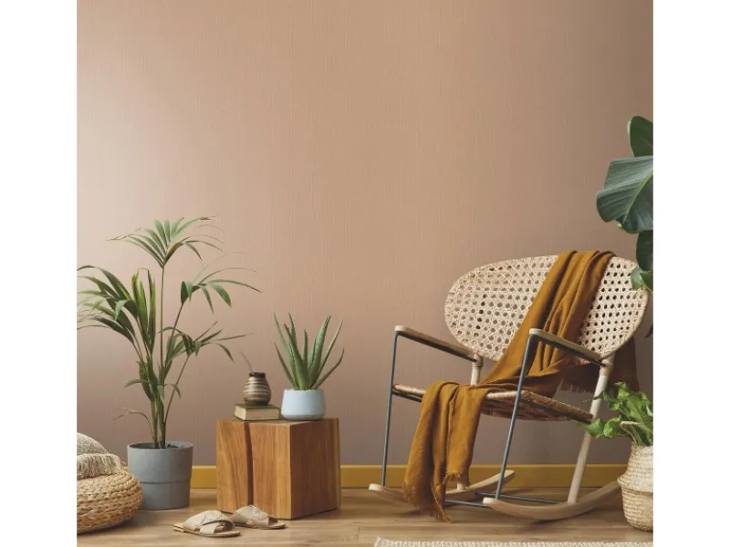 Bricoflor Vliestapete in Hellbraun