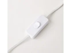 Brilliant Tischlampe Yan E27 Weiß 29 cm