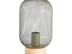 Brilliant Tischleuchte Giada 26,5 cm x 16 cm x 16 cm Oliv Grün FSC®