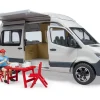 Bruder Spielzeug MB Sprinter Camper mit Fahrer