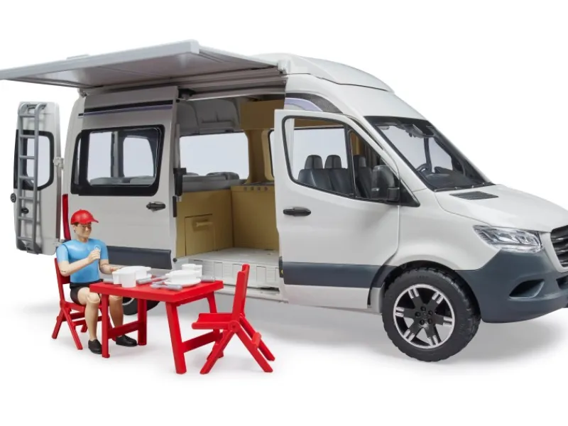 Bruder Spielzeug MB Sprinter Camper mit Fahrer