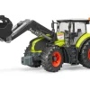 New Bruder Spielzeug Miniatur-Traktor Claas Axion 950 mit Frontlader