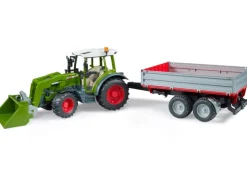Clearance Bruder Spielzeug Miniatur-Traktor Fendt Vario 211 mit Frontlader u. Bordwandanh.