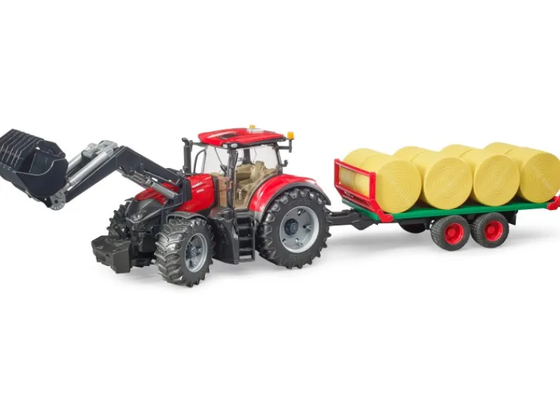 New Bruder Spielzeug Miniatur-Traktor Case IH Optum 300CVX Frontlader