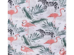 Campingstuhl Palmelo Faltbar Flamingo-Print 95 cm x 63 cm x 85,5 cm