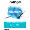 Sale CANSON Graduate Aquarellpapier Fein A4 Naturweiß 20 Blatt