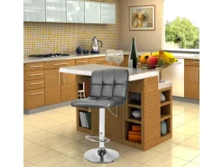 CCLIFE 2er Set Barhocker Hocker Höhenverstellbar 62cm-82cm