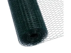 Discount CCLIFE Hühnerzaun Geflügelnetz 45mm Maschenweite 100cm Höhe 25m Länge PVC-Beschichtet Grün