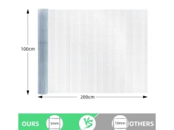 Hot CCLIFE Hühnerzaun Geflügelnetz 6.3mm Maschenweite 100cm Höhe 2m Länge Verzinkt Silber