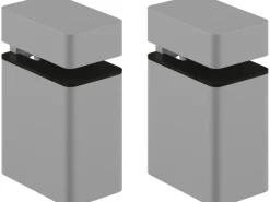 Online Clip-Set Regalbodenträger bis 20 mm Matt-Silber Silber Matt