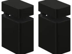 Online Clip-Set Regalbodenträger bis 20 mm Matt-Schwarz Schwarz Matt