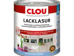 CLOU Lack-Lasur Aqua für Holz 375 ml Hellgrau