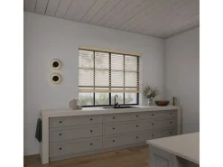 Cocoon Home Concepts Holz Jalousien 80 x 175 50mm Lamellen Naturel