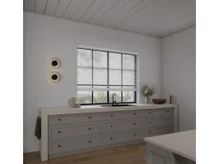 Clearance Cocoon Home Concepts Holz Jalousien 100 x 130 50mm Lamellen Weiß