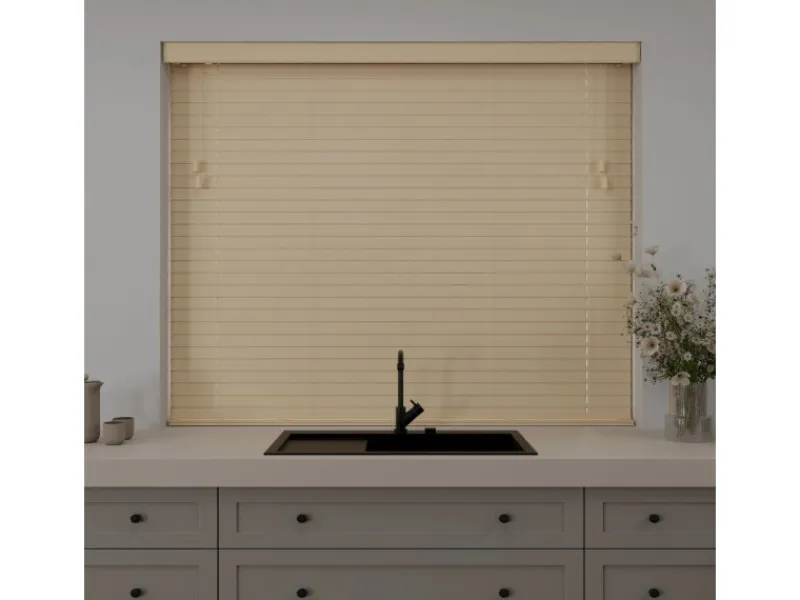 Discount Cocoon Home Concepts Holz Jalousien 100 x 175 50mm Lamellen Naturel