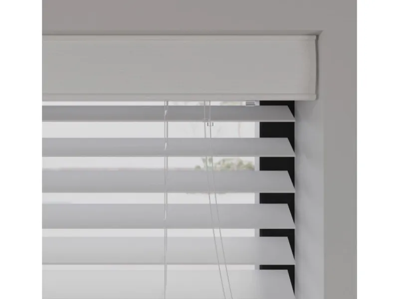 Cocoon Home Concepts Holz Jalousien 250 x 240 50mm Lamellen Weiß