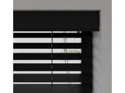 Clearance Cocoon Home Concepts Holz Jalousien 230 x 175 50mm Lamellen Schwarz