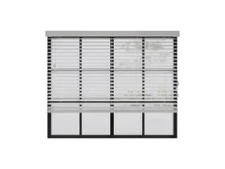 Cocoon Home Concepts Holz Jalousien 240 x 240 50mm Lamellen Weiß