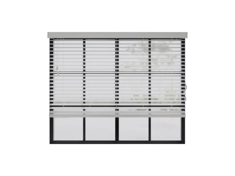 Cocoon Home Concepts Holz Jalousien 110 x 175 50mm Lamellen Weiß