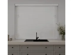 Outlet Cocoon Home Concepts Holz Jalousien 190 x 240 50mm Lamellen Weiß