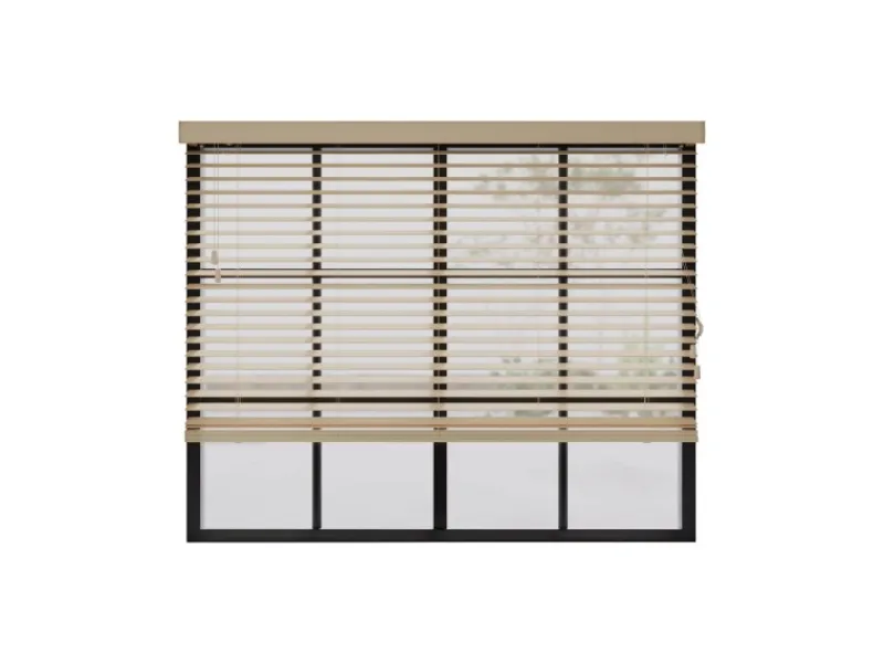 Discount Cocoon Home Concepts Holz Jalousien 110 x 130 50mm Lamellen Naturel