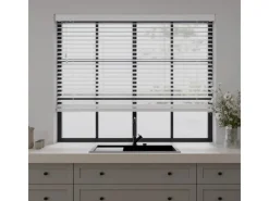 Hot Cocoon Home Concepts Holz Jalousien 70 x 175 50mm Lamellen Weiß