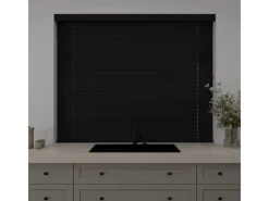New Cocoon Home Concepts Holz Jalousien 100 x 130 50mm Lamellen Schwarz