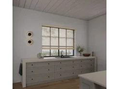 Cocoon Home Concepts Holz Jalousien 120 x 240 50mm Lamellen Naturel