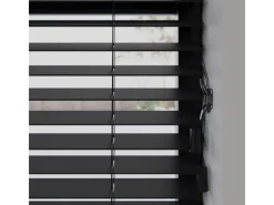 Cocoon Home Concepts Holz Jalousien 70 x 175 50mm Lamellen Schwarz