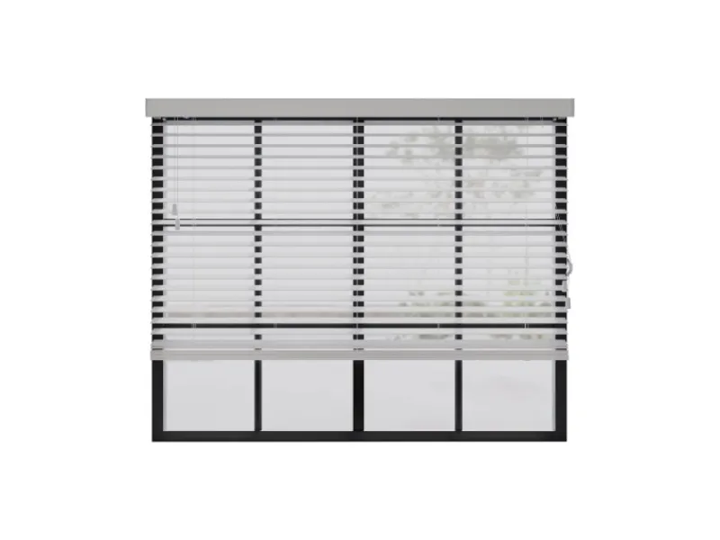 Discount Cocoon Home Concepts Holz Jalousien 80 x 240 50mm Lamellen Weiß