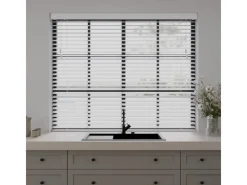 Sale Cocoon Home Concepts Holz Jalousien 200 x 175 50mm Lamellen Weiß