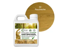 Hot CONTURA Hartwachsöl Colorline FARBIG Fußbodenöl Parkettöl Möbelöl Holzöl 1 Liter 02 Raucheiche