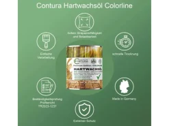 Hot CONTURA Hartwachsöl Colorline FARBIG Fußbodenöl Parkettöl Möbelöl Holzöl 750ml 12 Nightly