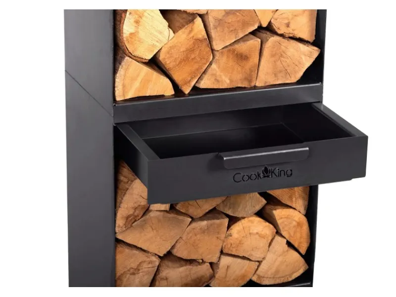 Outlet CookKing Kaminholzregal Vento 30x40x120cm