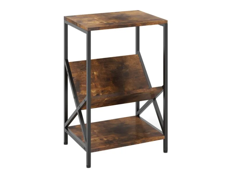 Sale Costway Beistelltisch 3-Stufiger Plattenspielerständer Couchtisch